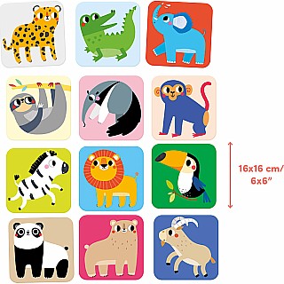 Suuuper Size Memory Game Wild Animals