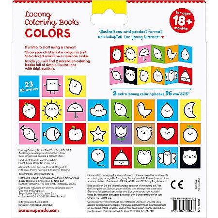 Looong Coloring Books The Write Grip - Colors