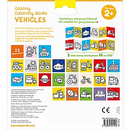 Looong Coloring Books - Ready to Color Vehicles