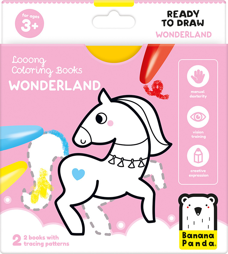 Looong Coloring Books - Ready to Draw Wonderland
