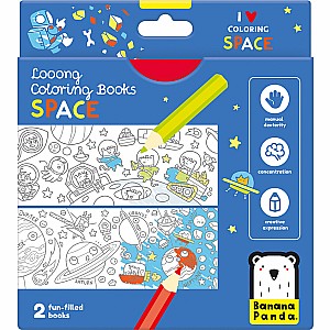Looong Coloring Books - I Love Coloring Space
