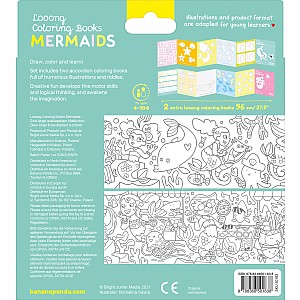 Looong Coloring Books - I Love Coloring Mermaids