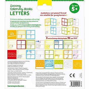 Looong Coloring Books - Ready to Write Letters