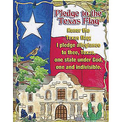 Pledge To the Texas Flag Chart