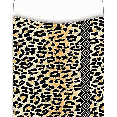 Leopard Library Pockets