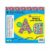 Groovy 4" Letter Pop-outs