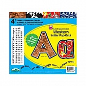 Western 4" Letter Pop-outs