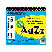 New! Over the Rainbow 2" Letter Pop-outs
