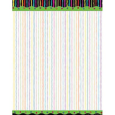 Neon Stripes Computer Paper