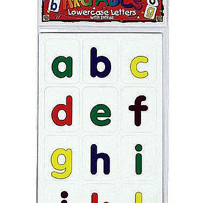Magnetic Kidabc's Lowercase Letters (with Extras)