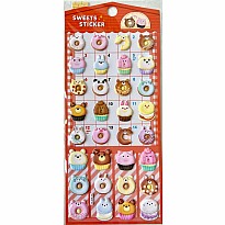 Sweets Puffy Stickers (assorted)