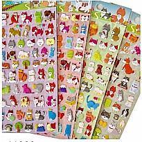 Cats and Dogs Puffy Stickers (assorted)