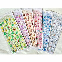 Kawaii Puffy Stickers (assorted)