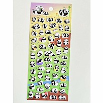 Panda Puffy Stickers