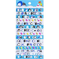 Penguin Puffy Stickers