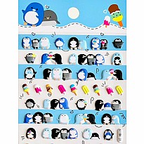 Penguin Puffy Stickers