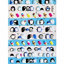 Penguin Puffy Stickers