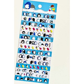 Penguin Puffy Stickers