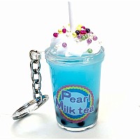 Boba Milk Tea Charm With Keyring