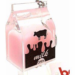Pink Milk Key Charm 