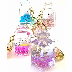 Kitty Jar Floaty Key Charm 