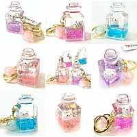 Kitty Jar Floaty Key Charm 