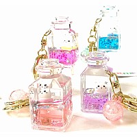 Kitty Jar Floaty Key Charm 