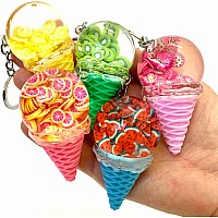 Fruit Ice Cream Floaty Key Charm (assorted)