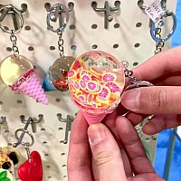 Fruit Ice Cream Floaty Key Charm (assorted)