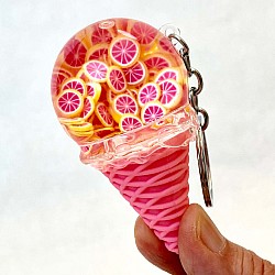 Fruit Ice Cream Floaty Key Charm (assorted)