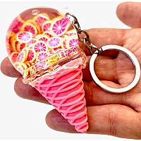 Fruit Ice Cream Floaty Key Charm (assorted)