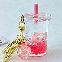 Cute Bear Boba Floaty Key Charm (assorted)