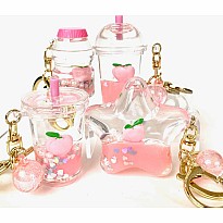 Pink Pearl Boba Floaty Key Charm (assorted)