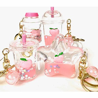 Pink Pearl Boba Floaty Key Charm (assorted)