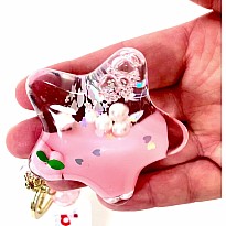 Pink Pearl Boba Floaty Key Charm (assorted)