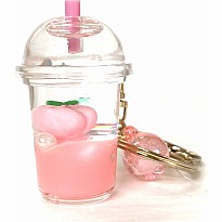 Pink Pearl Boba Floaty Key Charm (assorted)