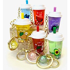 Fruit Boba Floaty Key Charm