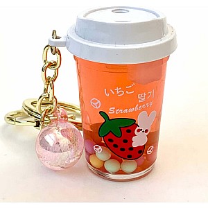 Fruit Boba Floaty Key Charm 