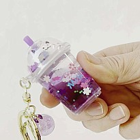 Kitty Boba Milk Floaty Key Charm (assorted)