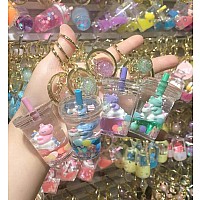 Unicorn & Bear Boba Floaty Key Charm (assorted)