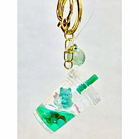 Unicorn & Bear Boba Floaty Key Charm (assorted)