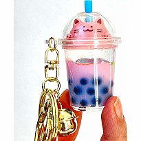 Pastel Cat Boba Floaty Key Charm (assorted)