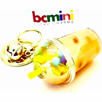 Pastel Round Top Boba Floaty Key  (assorted)