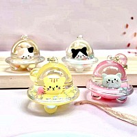 Cat Ufo Floaty Key Charm 