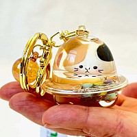 Cat Ufo Floaty Key Charm 