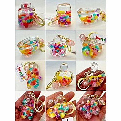 Colorful Bubble Floaty Key Charm 