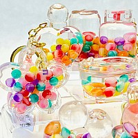 Colorful Bubble Floaty Key Charm 