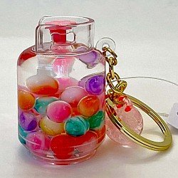 Colorful Bubble Floaty Key Charm 