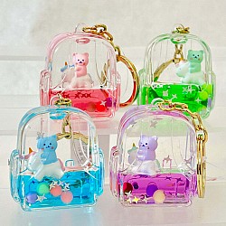 Bear Unicorn Floaty Key Charm 