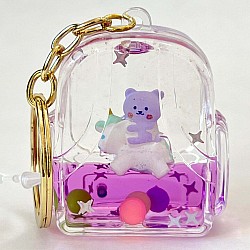 Bear Unicorn Floaty Key Charm 